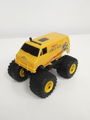 Rare Vintage Battery Op Vanessa's Lunch Box Monster Truck Toy Schaper Stomper