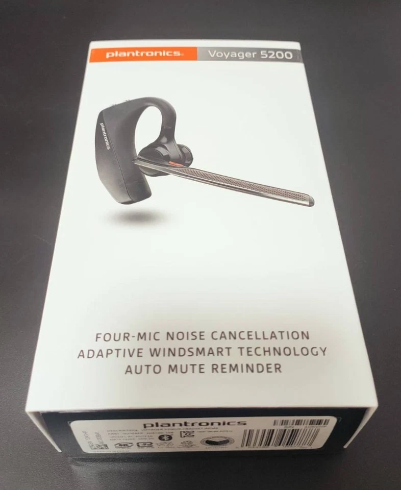 Plantronics Voyager 5200 Black In-Ear Headsets - Image 3 of 3