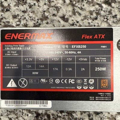 Enermax Power Supply 250W EFXB250
