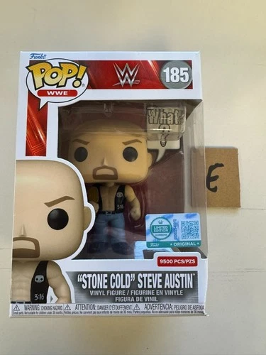 Funko Pop! WWE - "STONE COLD" STEVE AUSTIN - WWE - EE Exclusive LE9500 - 185 (E)