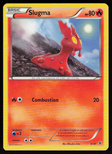 Slugma 6/39 Kalos Starter Set Pokemon LP