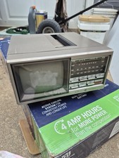 Vintage General Electric GE Portable TV AM/FM Radio Model 7-7150B Dec-1987