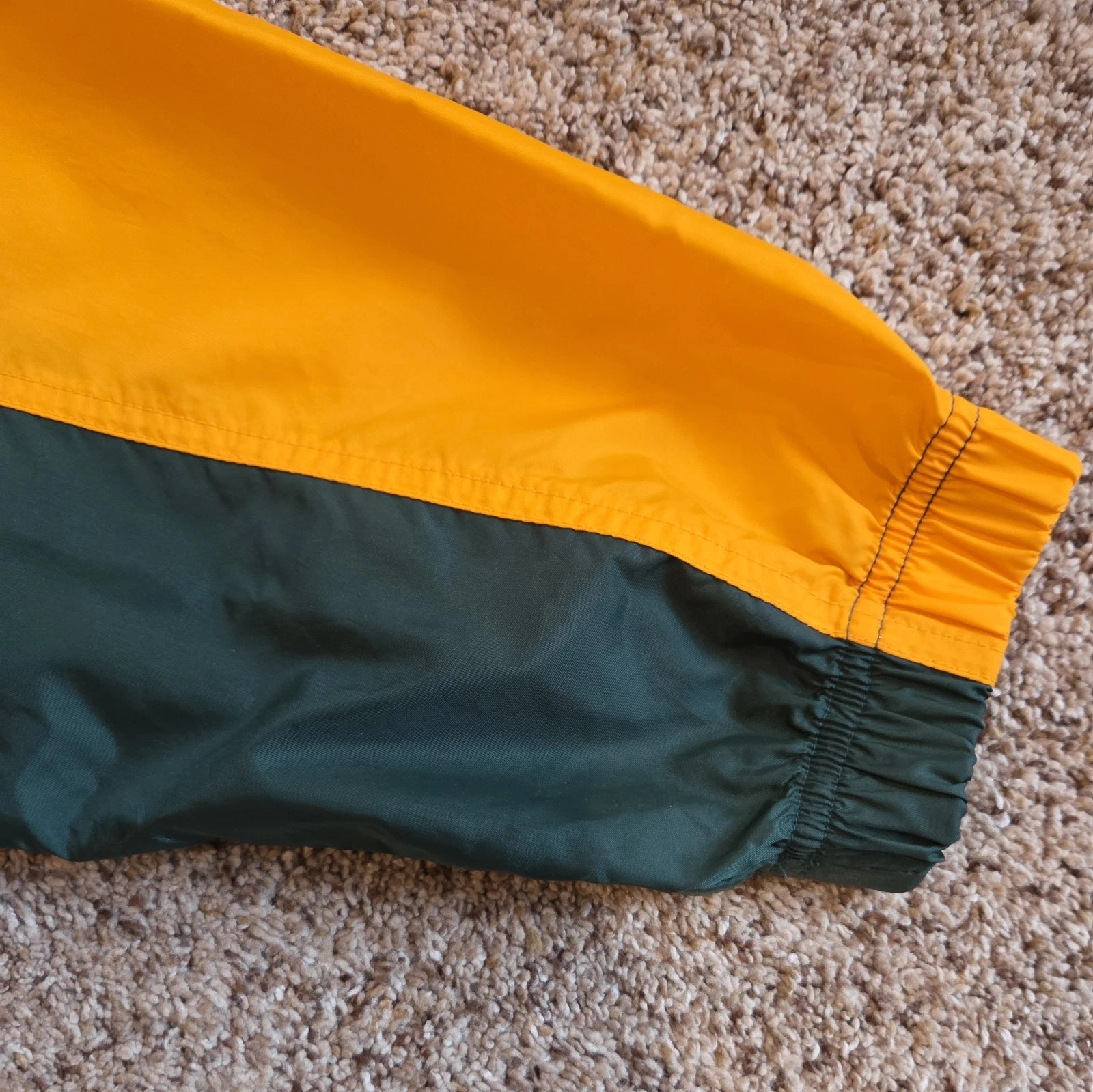 Vintage Reebok Green Bay Packers Pullover Windbreaker Jacket- Size Medium image 10