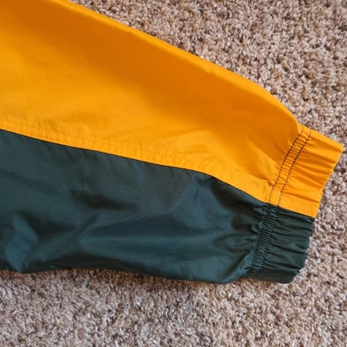 Vintage Reebok Green Bay Packers Pullover Windbreaker Jacket- Size Medium image 10
