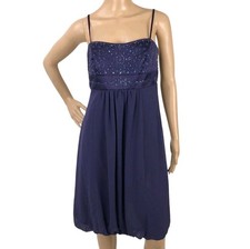 Beaded Embellished Sleeveless Formal Dress Size 4 Fairy Y2K Ethereal Party Boho