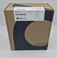 Plantronics Savi 8220 UC Stereo Over-the-Head Wireless Headset (See Description)