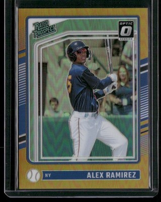 2024 Donruss #109 Alex Ramirez Optic Gold Prizms #/10