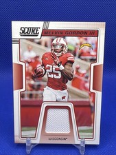 Panini 2019 Score Collegiate Jersey Patch Card Melvin Gordon III Wisconsin