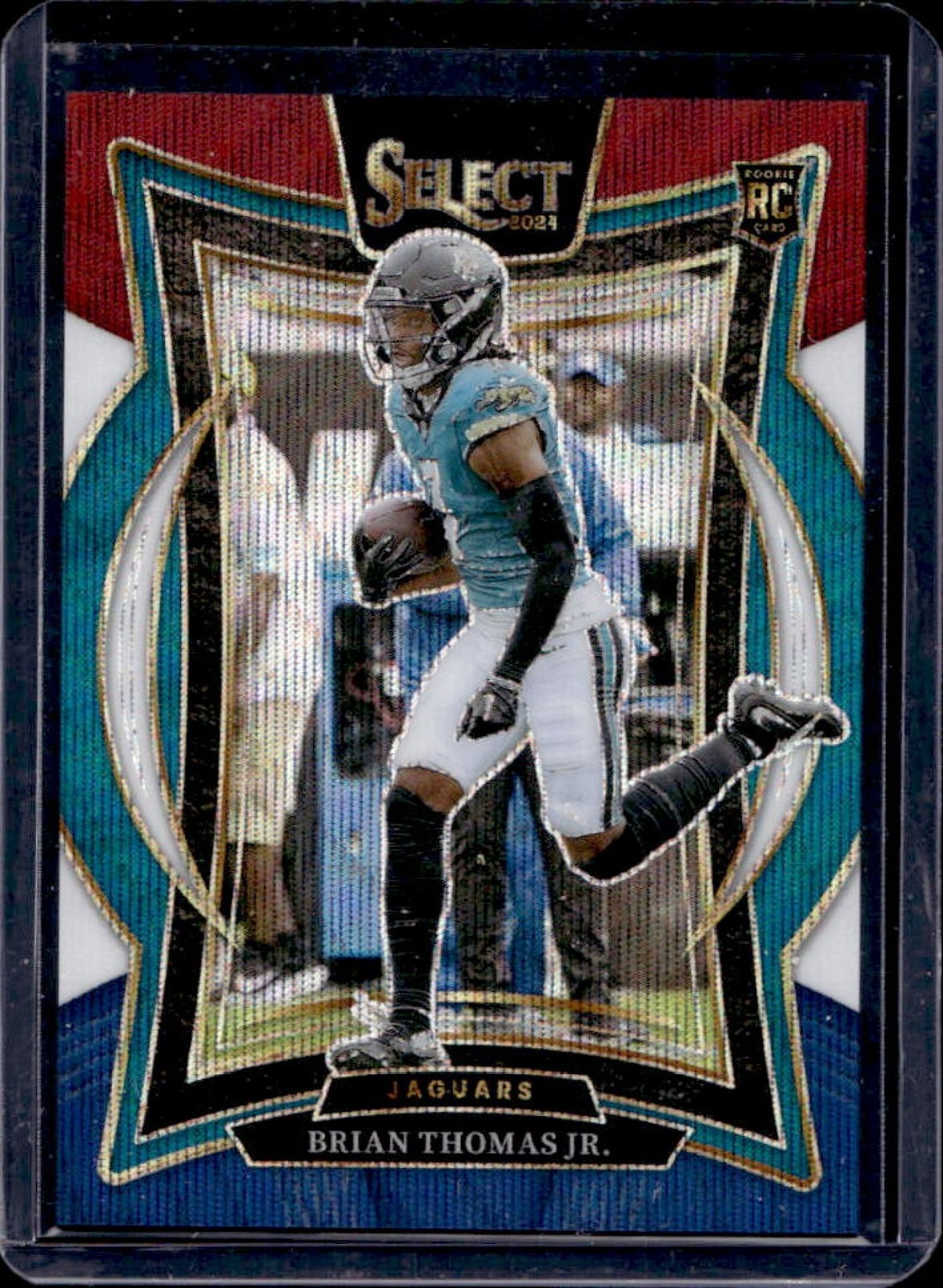 2024 Select Brian Thomas Jr. Concourse RC Tri-Color Prizm #270/299 Jaguars