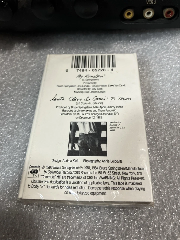 Bruce Springsteen – My Hometown SEALED CASSETTE  - Image 2 of 3