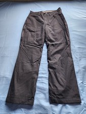 EDDIE BAUER MEN'S FLEECE LINED PANTS 2-WAY STRETCH TECH BLACK SIZE 32w/30in NWT