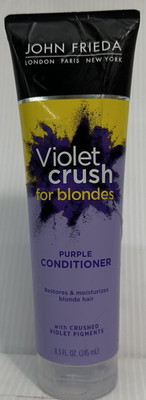John Frieda Violet Crush For Blondes Purple Conditioner, 6 Fl Oz