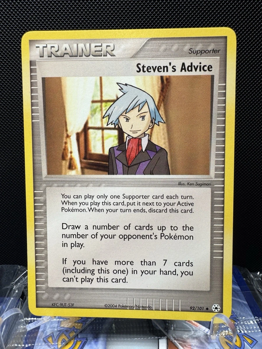 Steven's Advice Pokémon TCG Cards for sale | eBay