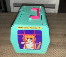 Vintage Pound Puppies Purries Playset Gym Olympics 1995 Galoob + 5 Mini Pets