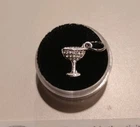 Martini Charm .999 Fine Silver Hand Pour 1 Gram With COA Wearable