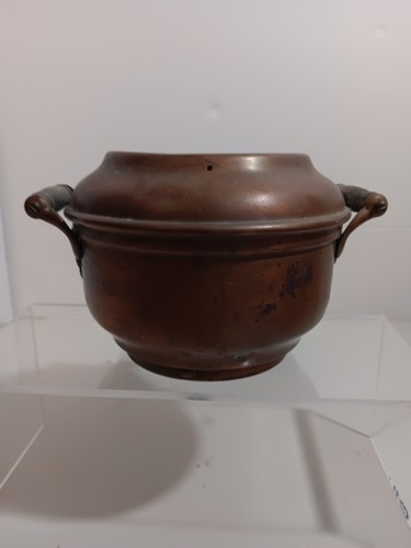 Copper Antique Coffee/Tea Urn Samovar No Lid. 4.5"in x 7"in - Picture 4 of 9