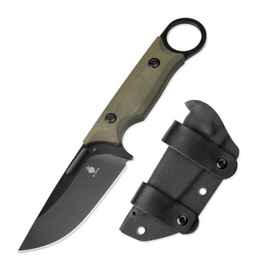 Kizer Cabox Fixed Blade Knife, 3.36'' D2 Steel Fixed Blade Hunting Knife G10 H...