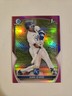 2023 Bowman Chrome Prospects Juan Olmos #BCP-136 Fuchsia Refractor /199!