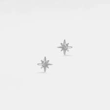 Tiny Small Star Stud Earrings in 925 Sterling Silver