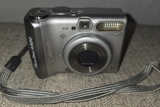 Canon PowerShot A520 4.0MP Digital Camera - Silver TESTED Read Description