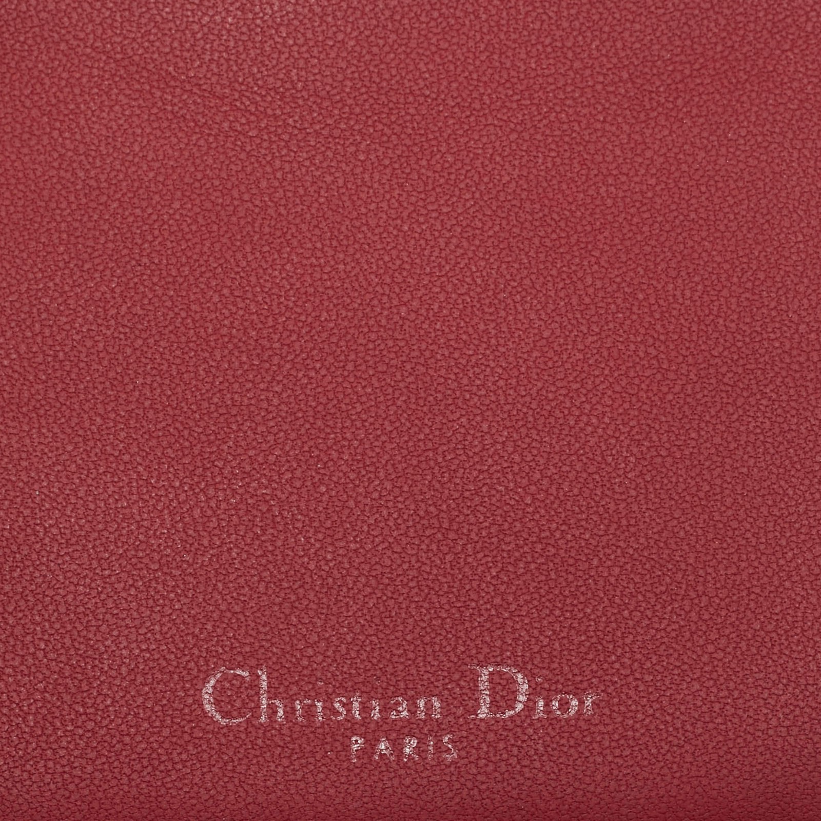 Dior Saddle Burgundy Leather Continental Wallet thumbnail 8