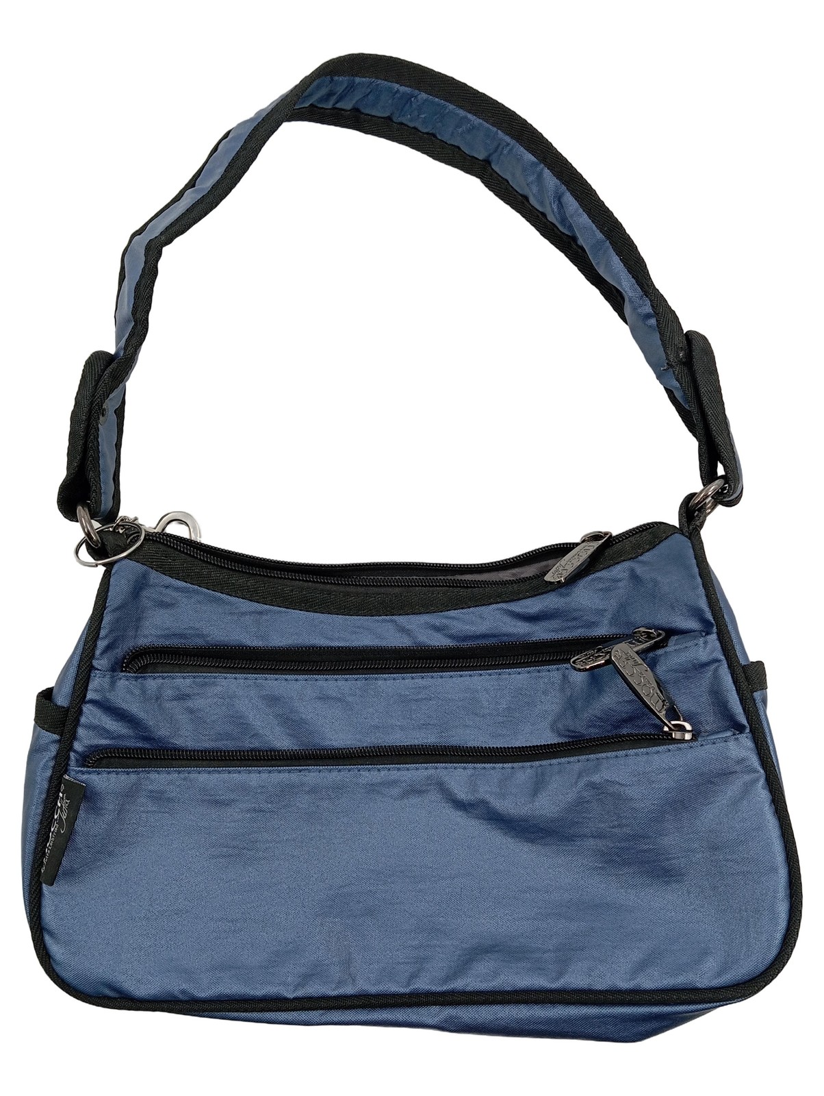 Bolso bandolera mujer moca casual azul poliéster bolso cremallera