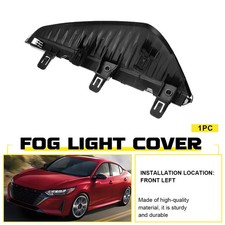 For Nissan Sentra 2024-2025 Front Left Bumper Fog Light Cover Side Grille Bezel