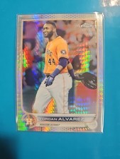 Yordan Alvarez 2022 Topps Chrome Prism Refractor #180 Houston Astros 