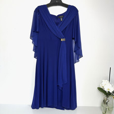 NWT R M Richards Women s Size 14 Royal Blue Formal Mother of the Bride Dress