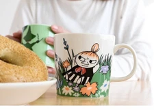 Moomin Classic Mug 0.3L 80th Anniversary Gift Boxed Set Little My φ80×W110×H80mm