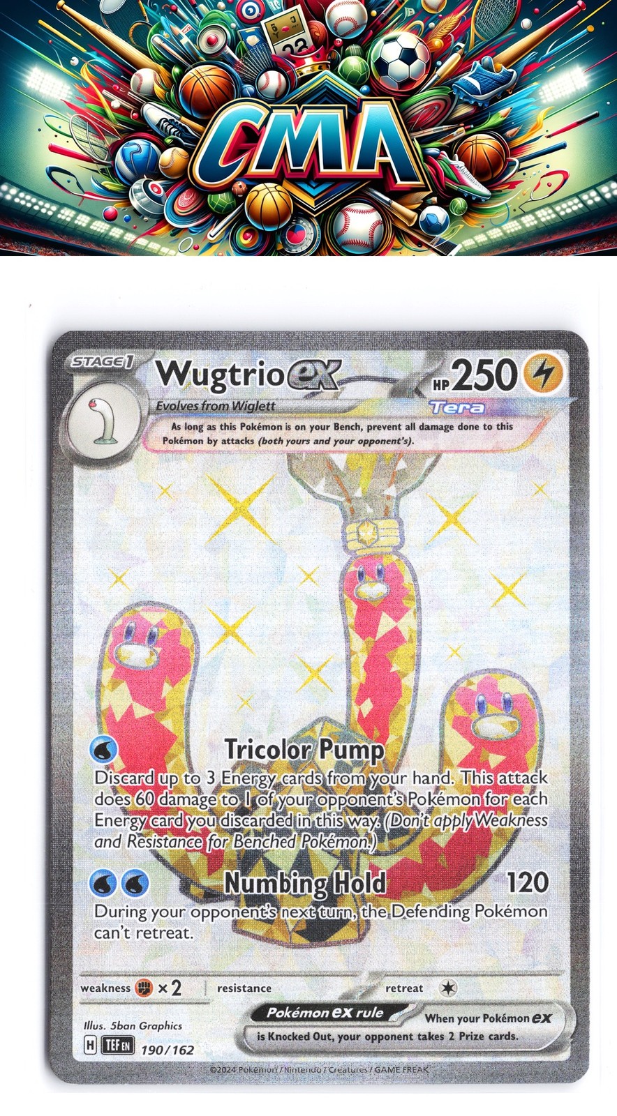 SV05: Temporal Forces #190/162 Wugtrio ex
