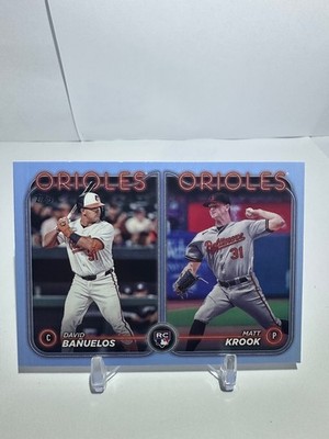 2024 Topps UPDATE ORIOLES ROOKIE COMBOS FATHER'S DAY POWDER BLUE 50/50 US315