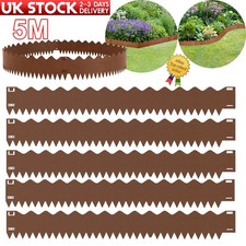 Metal Garden Edging Corten Steel Lawn Edging Border Flexible 5Mx20CM Flexible UK