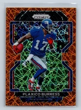 2021 Panini Prizm Plaxico Burress Orange Lazer 236