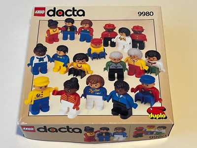 ☆激レア☆ビンテージ☆duplo L-100☆デッドストック☆印刷機☆ Vintage 1992 Lego Dacta Duplo World People Complete Set w