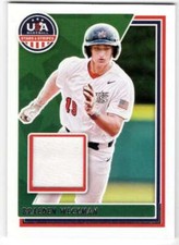 BRAEDEN WECKMAN RC 2022 Panini Stars Stripes USA Materials #83 ROOKIE MLB RELIC 