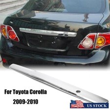 Sliver Chrome Rear Trunk Lid Cover Molding Trim For Toyota Corolla 2009-2010