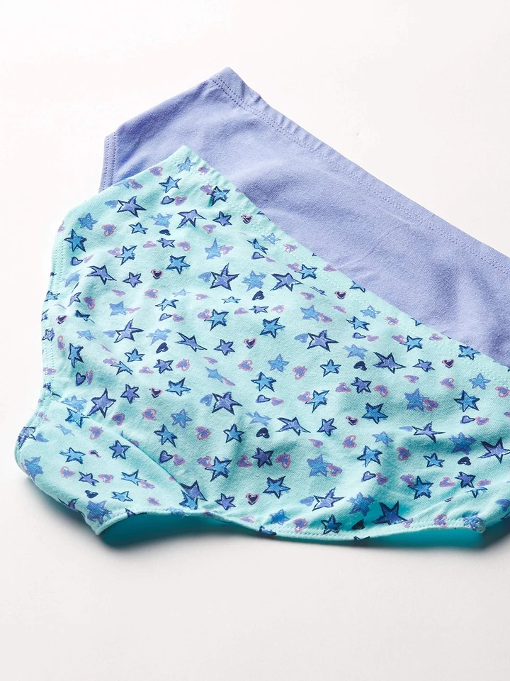 Hanes 295354 Girls Ultimate 8-pack Organic Cotton Briefs, Assorted, 6 US - Image 4 of 4