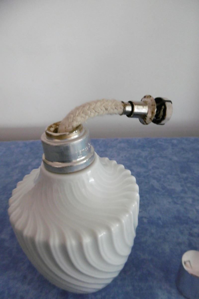 Ancienne lampe berger porcelaine Limoges Giraud AS Viola