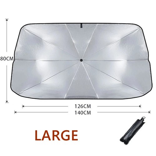 Rubber Sunshade Umbrella For Car Uv Protection Folding High Shading Car - Picture 6 of 18