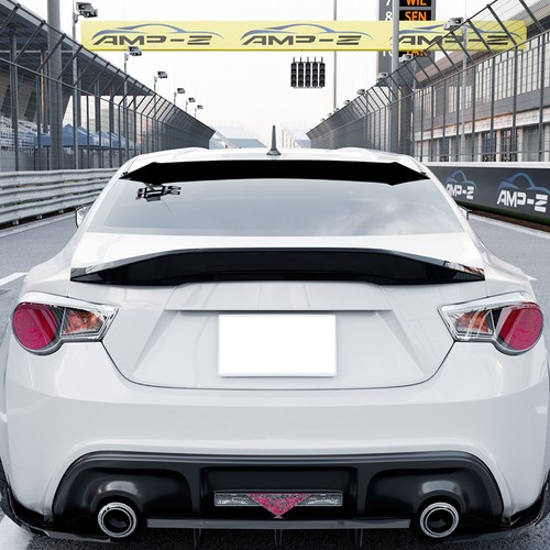 Rear Trunk Roof Spoiler Wing Kit For Toyota GR86 Subaru BRZ FR-S 2013-2020 Black - Picture 8 of 9