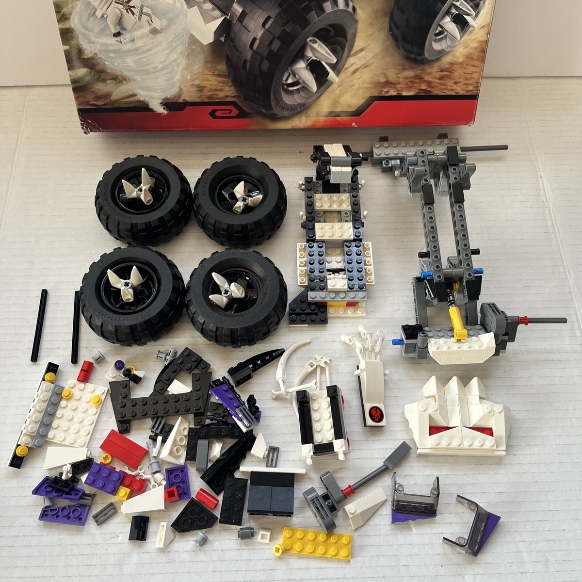 Lego Ninjago Masters of Spinjitzu Skull Truck 2506 Wheels Tire