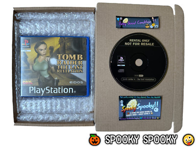 Tomb Raider The Last Revelation PS1 Rental - UK PAL sehr guter Zustand CIB - Tracked
