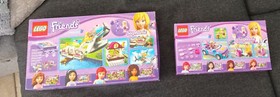 Lego friends flight school seaplane 3063, convertible 3183 and 3065