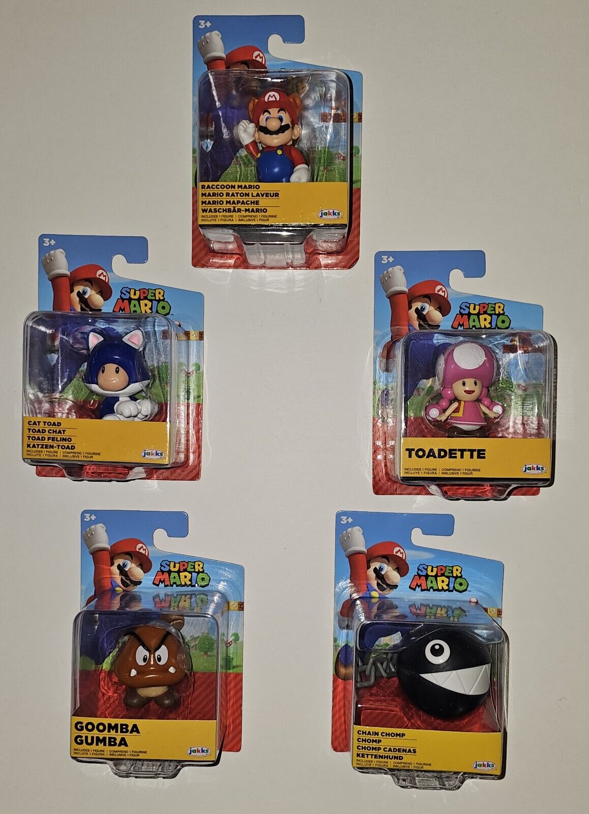 Super Mario World Of Nintendo 2 Inch Mini Figure Wave 37 - Set of 5