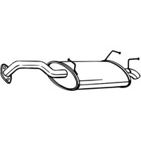Bosal EndschalldäMpfer SchalldäMpfer FüR Nissan Primera Hatchback 145-109