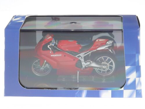 Ducati 999 Testastretta red Superbike bike model 10109 Atlas 1:24 - Picture 4 of 4