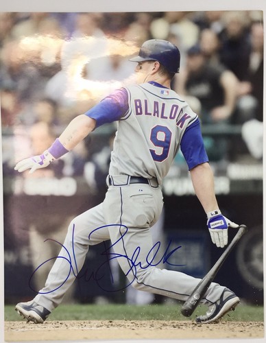 HANK BLALOCK AUTOGRAPHED 16x20 TEXAS RANGERS PHOTO SIGNED AUTO - 第 1/4 張圖片