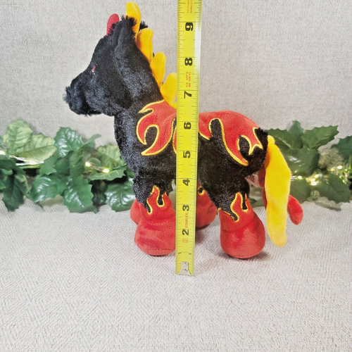 Ganz Webkinz Nightmare Horse Plush/Stuffed Animal. Flames. (No Code) - Picture 4 of 8