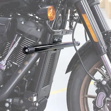 Black Front Engine Guard Crash Bar For Harley Low Rider FXLRS FXLRST 22-25 US
